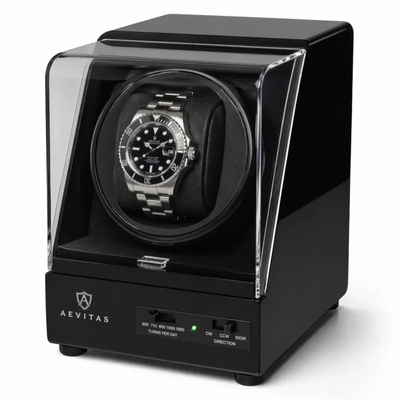 Aevitas Single Watch Winder Black Edition