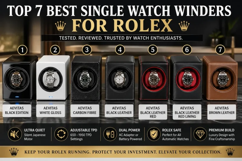 Top 7 Best Luxury Single Watch Winders for Rolex 2026 USA Buyer’s Guide